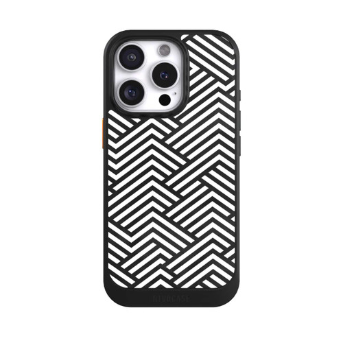 Apple iPhone 16 Pro NIVOcore Schwarz und Weiß ZigZag