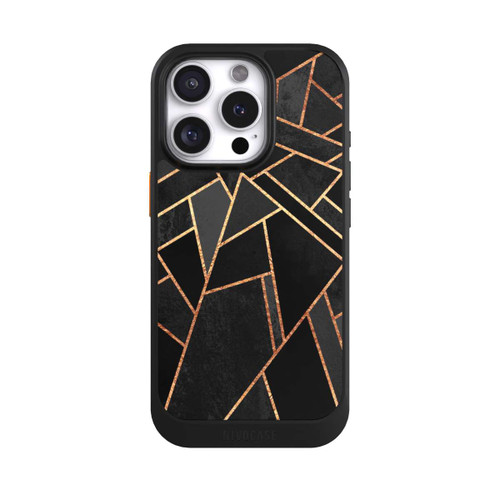 Apple iPhone 16 Pro NIVOcore Schwarze Nacht Gold Druck