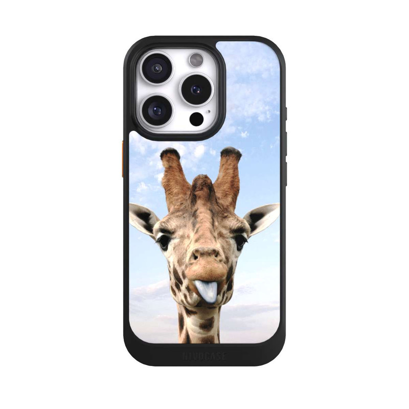 iPhone 16 Pro NIVOcore Girafe sur la route