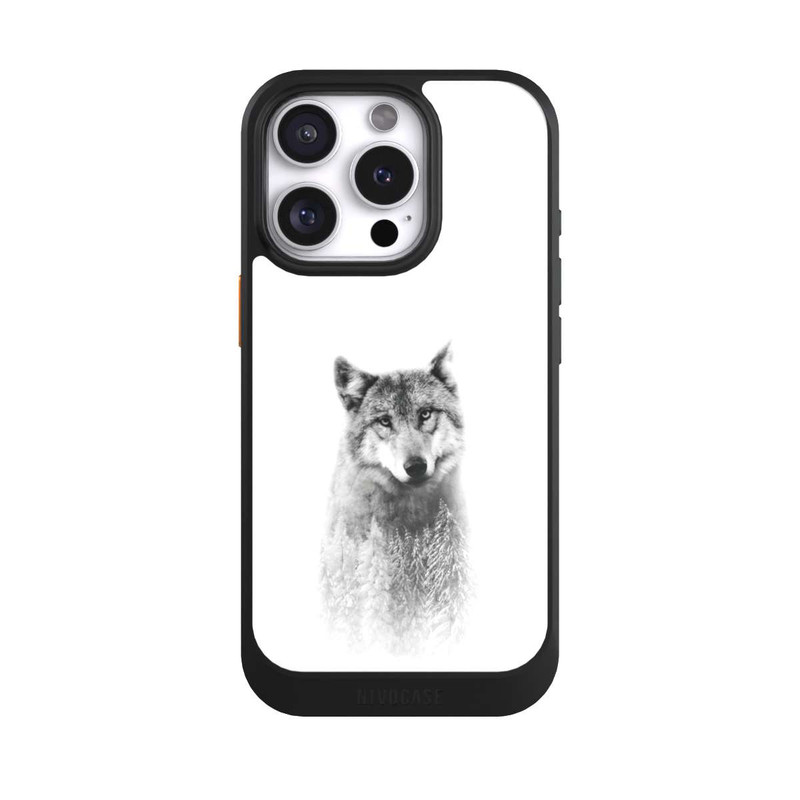 iPhone 16 Pro NIVOcore Le loup et la forêt