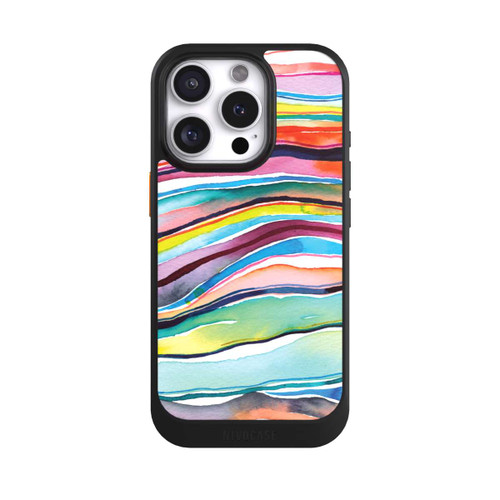 Apple iPhone 16 Pro NIVOcore Watercolor Agate Layers