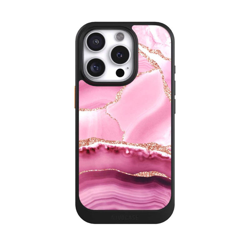 iPhone 16 Pro NIVOcore Meerjungfrauen Pink Marmor