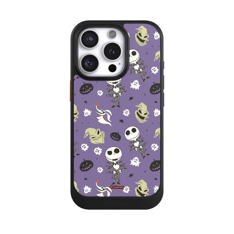 iPhone 16 Pro NIVOcore Jack Purple Pattern Tim Burtons Nightmare before Christmas