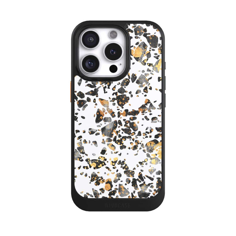 iPhone 16 Pro NIVOcore Gold Speckled Terrazzo