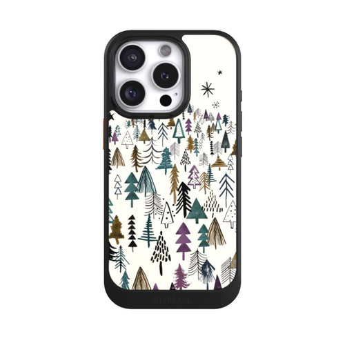 Apple iPhone 16 Pro NIVOcore Bergbäume Wald Lila