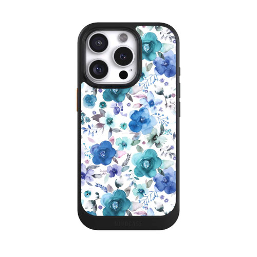 Apple iPhone 16 Pro NIVOcore Winterblumensträuße Blau