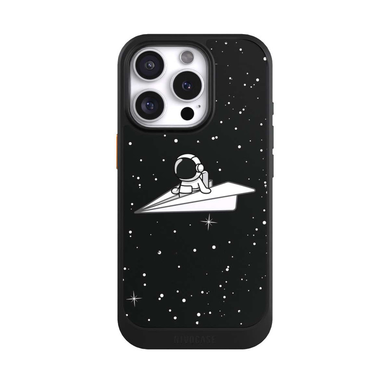 iPhone 16 Pro NIVOcore Astronaut Paper Plane Comic