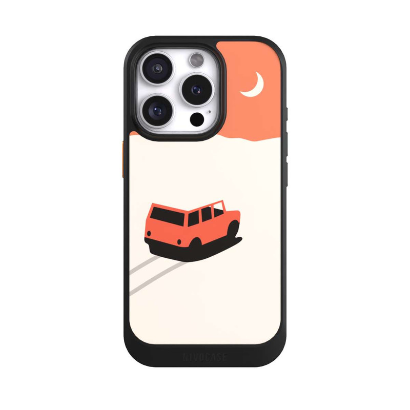 iPhone 16 Pro NIVOcore Voiture dans le désert