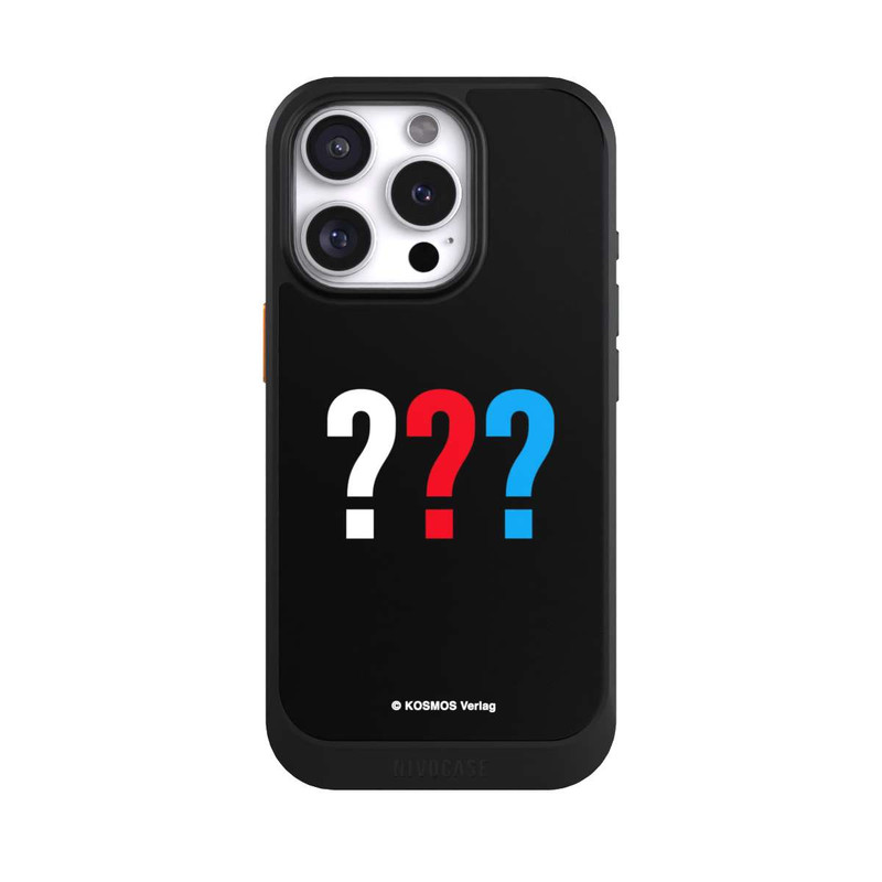 iPhone 16 Pro NIVOcore Drei Fragezeichen Logo