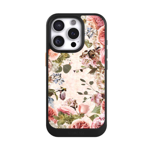 Apple iPhone 16 Pro NIVOcore Blumenrahmen Pfingstrosen Pastell