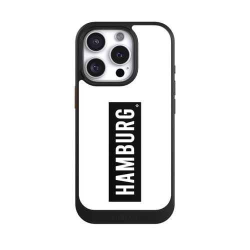 Apple iPhone 16 Pro NIVOcore HSV Hamburg Schwarz Weiss