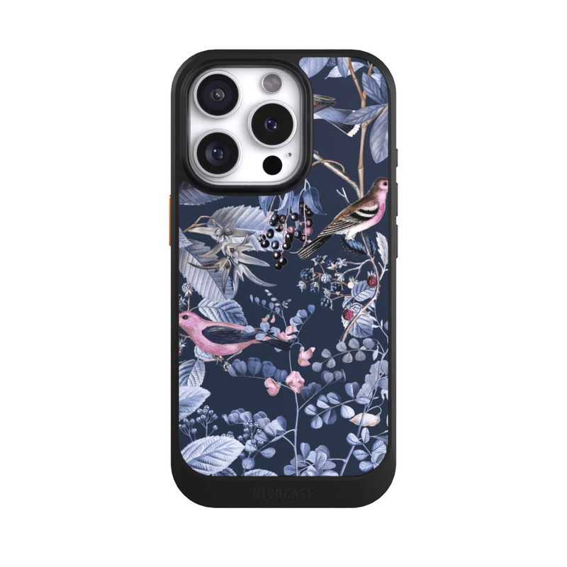 iPhone 16 Pro NIVOcore Birds And Berries Blue