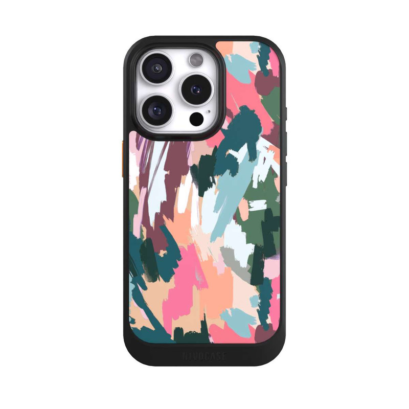 iPhone 16 Pro NIVOcore Abstrait Artistique Texture Rose