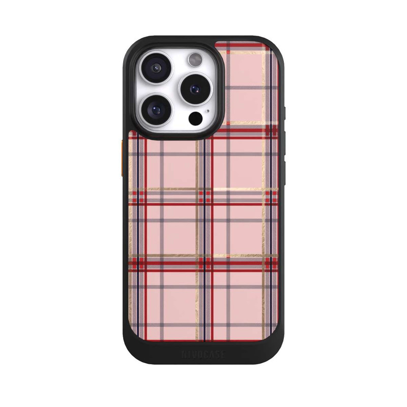 iPhone 16 Pro NIVOcore TARTAN PINK
