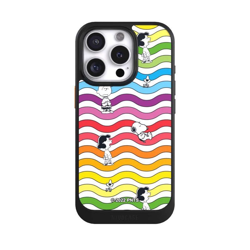 iPhone 16 Pro NIVOcore Snoopy Pattern Rainbow