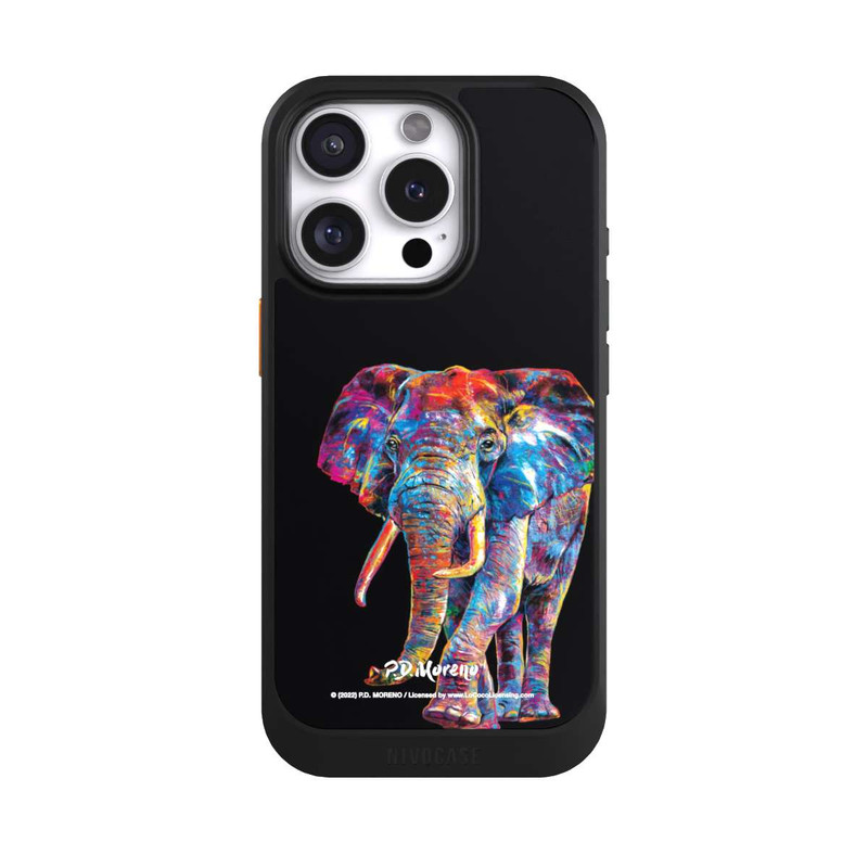 iPhone 16 Pro NIVOcore Elephant Art By P.D. Moreno