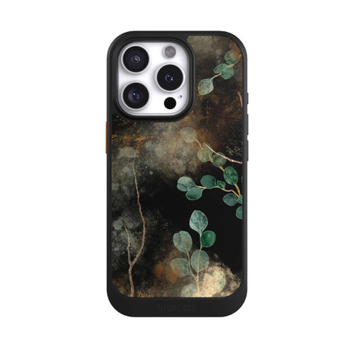 Apple iPhone 16 Pro NIVOcore Eucalyptus en Fond