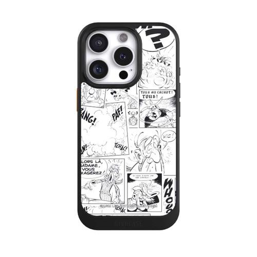 Apple iPhone 16 Pro NIVOcore BD Astérix Blanc &amp; Noir