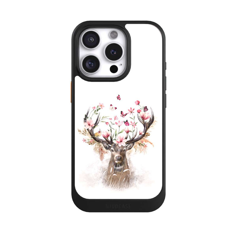 iPhone 16 Pro NIVOcore Cerf & Fleurs