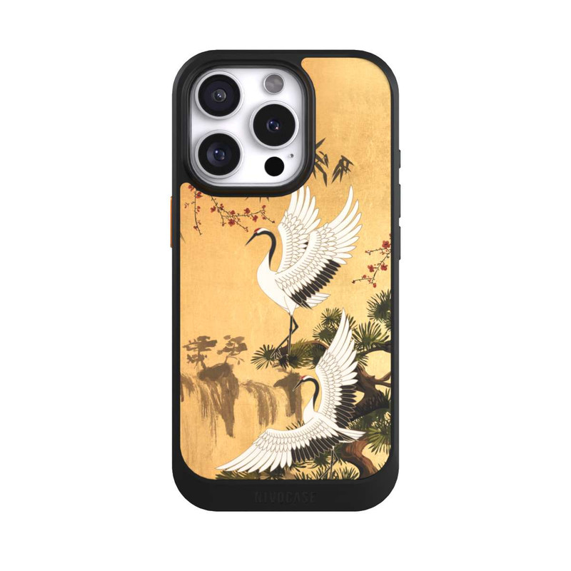 iPhone 16 Pro NIVOcore Grues Japonaises Or
