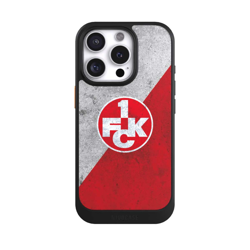 iPhone 16 Pro NIVOcore 1.FC Kaiserslautern-Beton Logo red