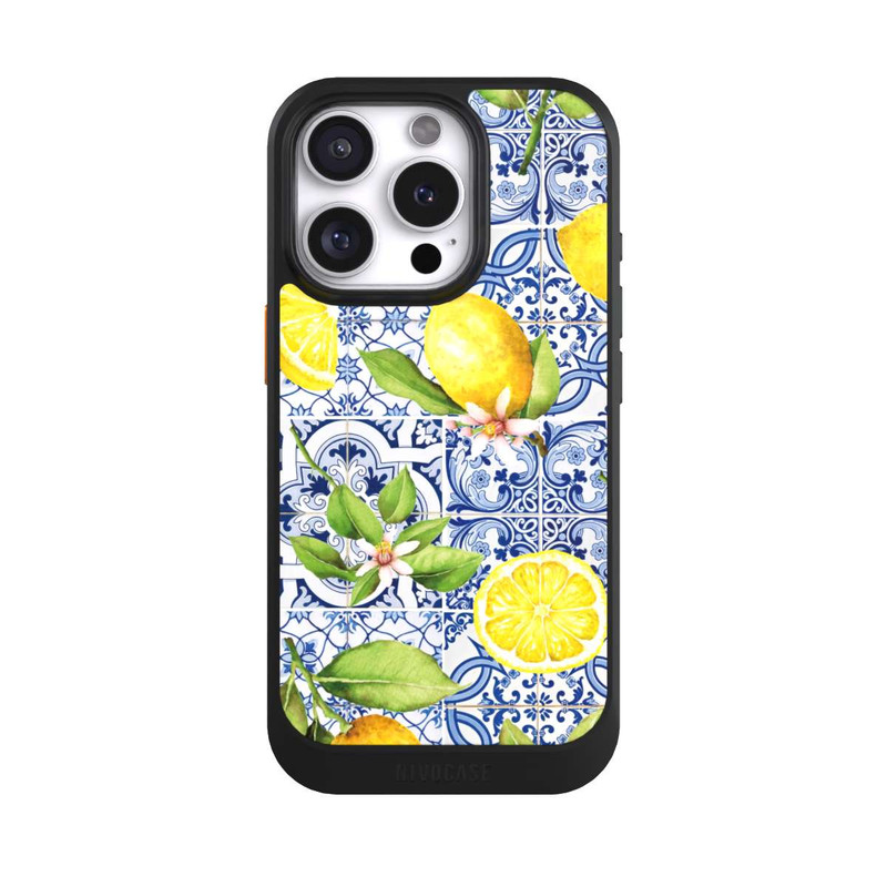 iPhone 16 Pro NIVOcore Greek Lemon Pattern Amalfi Coast