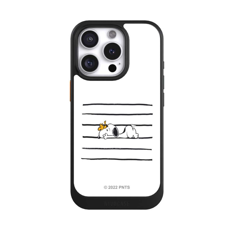 iPhone 16 Pro NIVOcore Snoopy Woodstock Streifen
