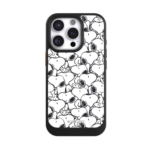Apple iPhone 16 Pro NIVOcore Snoopy Pattern Noir &amp; Blanc