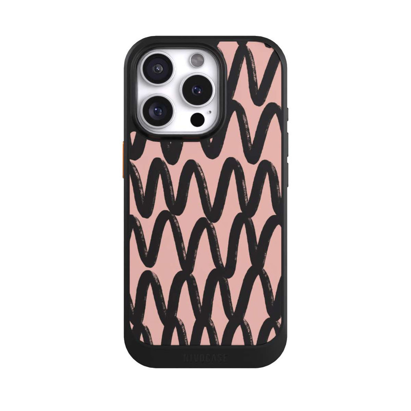 iPhone 16 Pro NIVOcore Zig Zag Noir