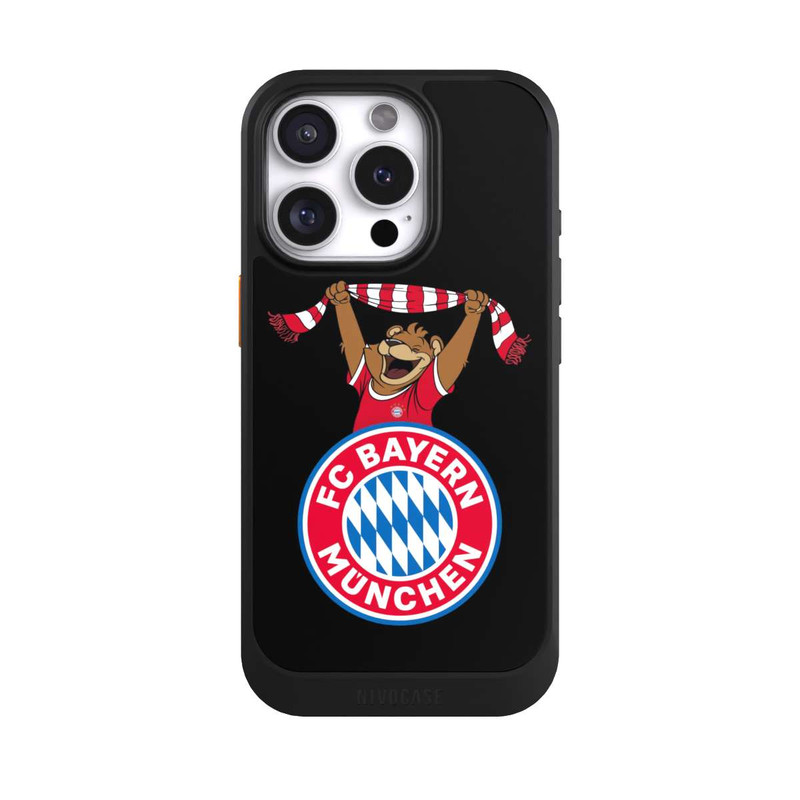 iPhone 16 Pro NIVOcore Bernie Jubel mit Schal Schwarz