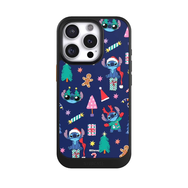 iPhone 16 Pro NIVOcore Stitch Weihnachtsmuster
