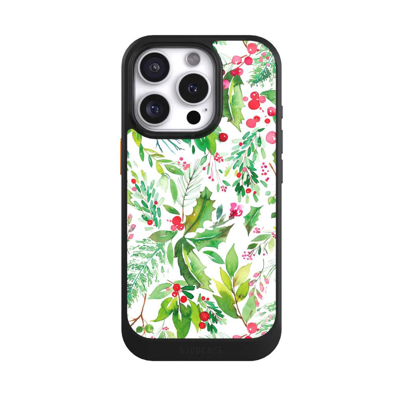 iPhone 16 Pro NIVOcore Christmas Holly Holiday Nature