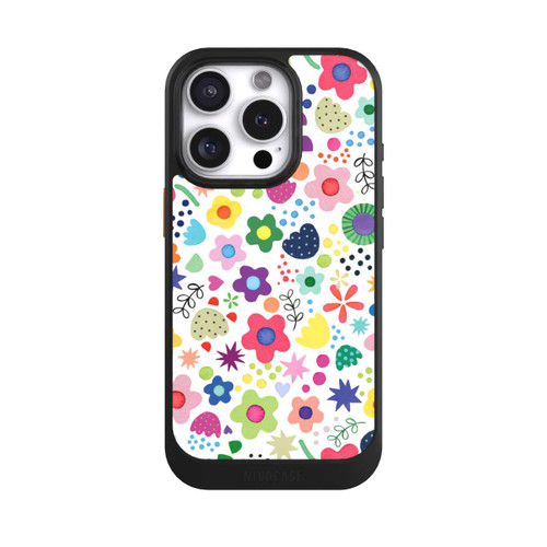 Apple iPhone 16 Pro NIVOcore Fleurs psychédéliques colorées