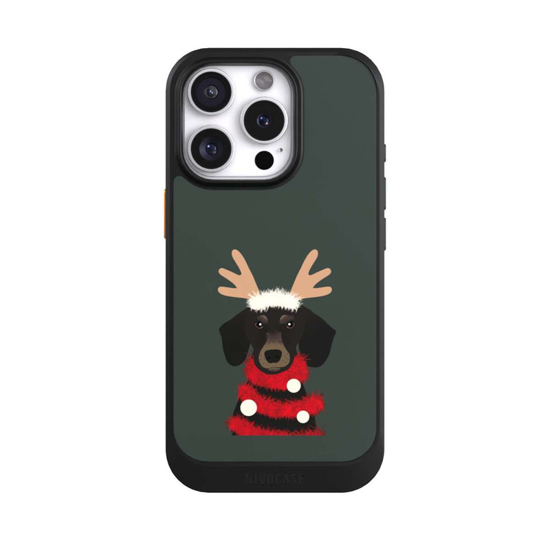 iPhone 16 Pro NIVOcore weihnachtlicher Dackel