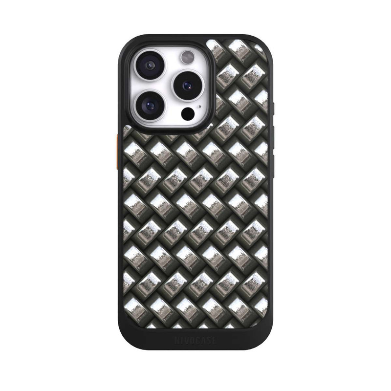 iPhone 16 Pro NIVOcore Glamour Silver Metal