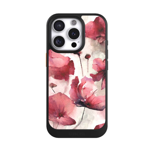 Apple iPhone 16 Pro NIVOcore Wilde Mohnblumen Aquarell mit KI