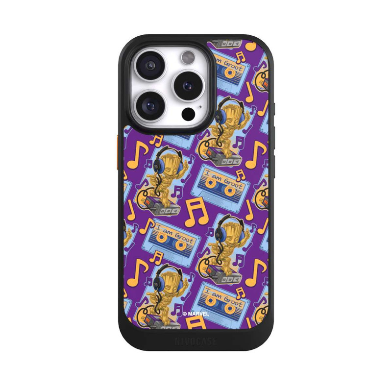 iPhone 16 Pro NIVOcore Groot Comic Headphones Guardians of the Galaxy