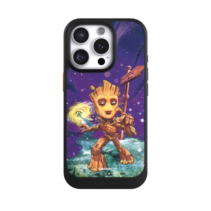 iPhone 16 Pro NIVOcore Baby Groot Galaxy Touch