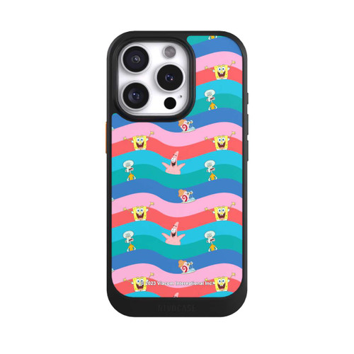Apple iPhone 16 Pro NIVOcore Spongebob Friends Colorful Waves