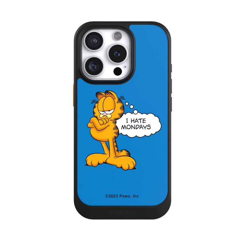 iPhone 16 Pro NIVOcore Garfield I Hate Mondays Blau