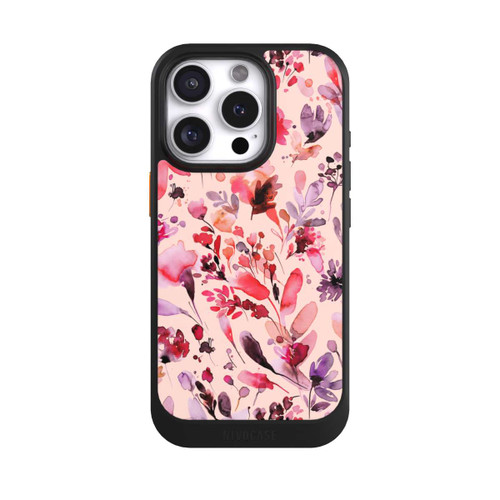 Apple iPhone 16 Pro NIVOcore Künstlerische Blumen Viva Magenta