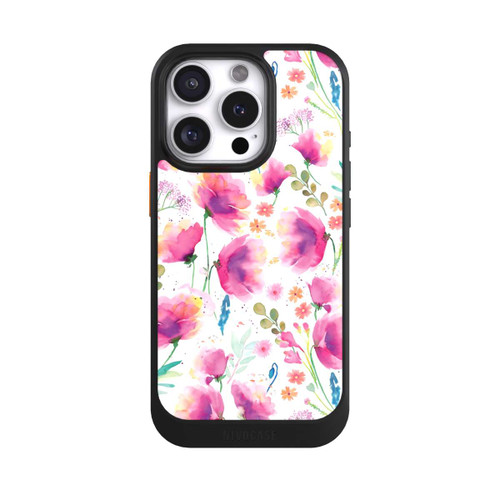 Apple iPhone 16 Pro NIVOcore Watercolor Abstract Poppies
