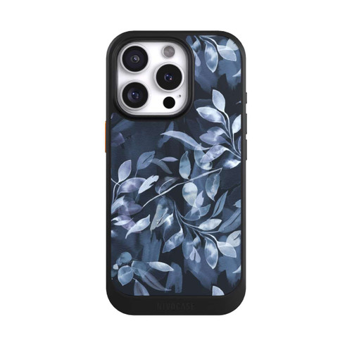 Apple iPhone 16 Pro NIVOcore Aquarelle Feuilles Mystiques Marine