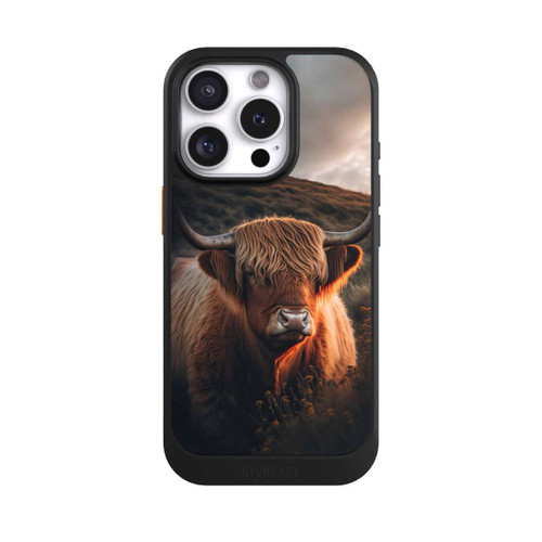 Apple iPhone 16 Pro NIVOcore Vache Highland avec de grandes cornes avec IA