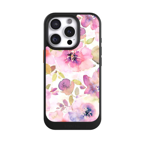 Apple iPhone 16 Pro NIVOcore Pink Flowers Wallpaper