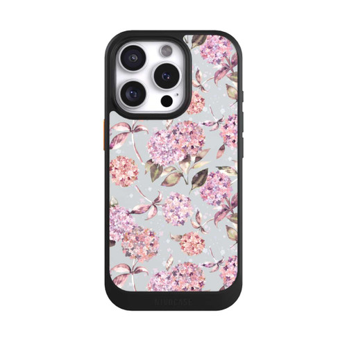 Apple iPhone 16 Pro NIVOcore Pastel Magic Hydrangea Floral Watercolor Pink
