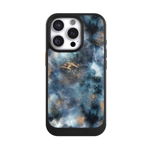Apple iPhone 16 Pro NIVOcore Smoky Marble Watercolor Navy
