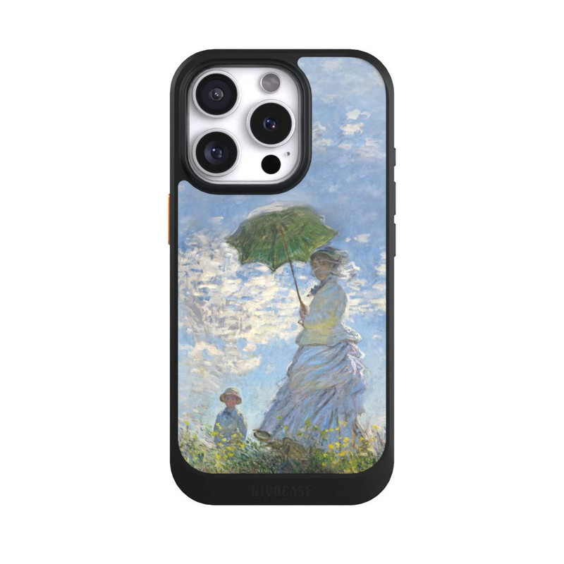 iPhone 16 Pro NIVOcore Frau mit Sonnenschirm - Monet