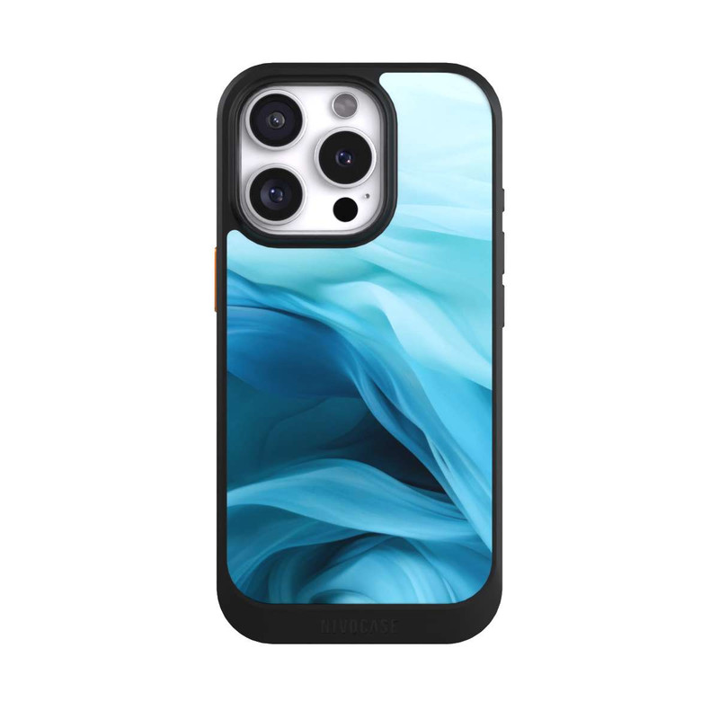 iPhone 16 Pro NIVOcore Smooth Blue Texture