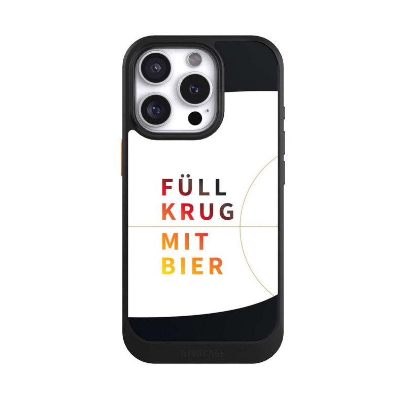 iPhone 16 Pro NIVOcore Füllkrug mit Bier 